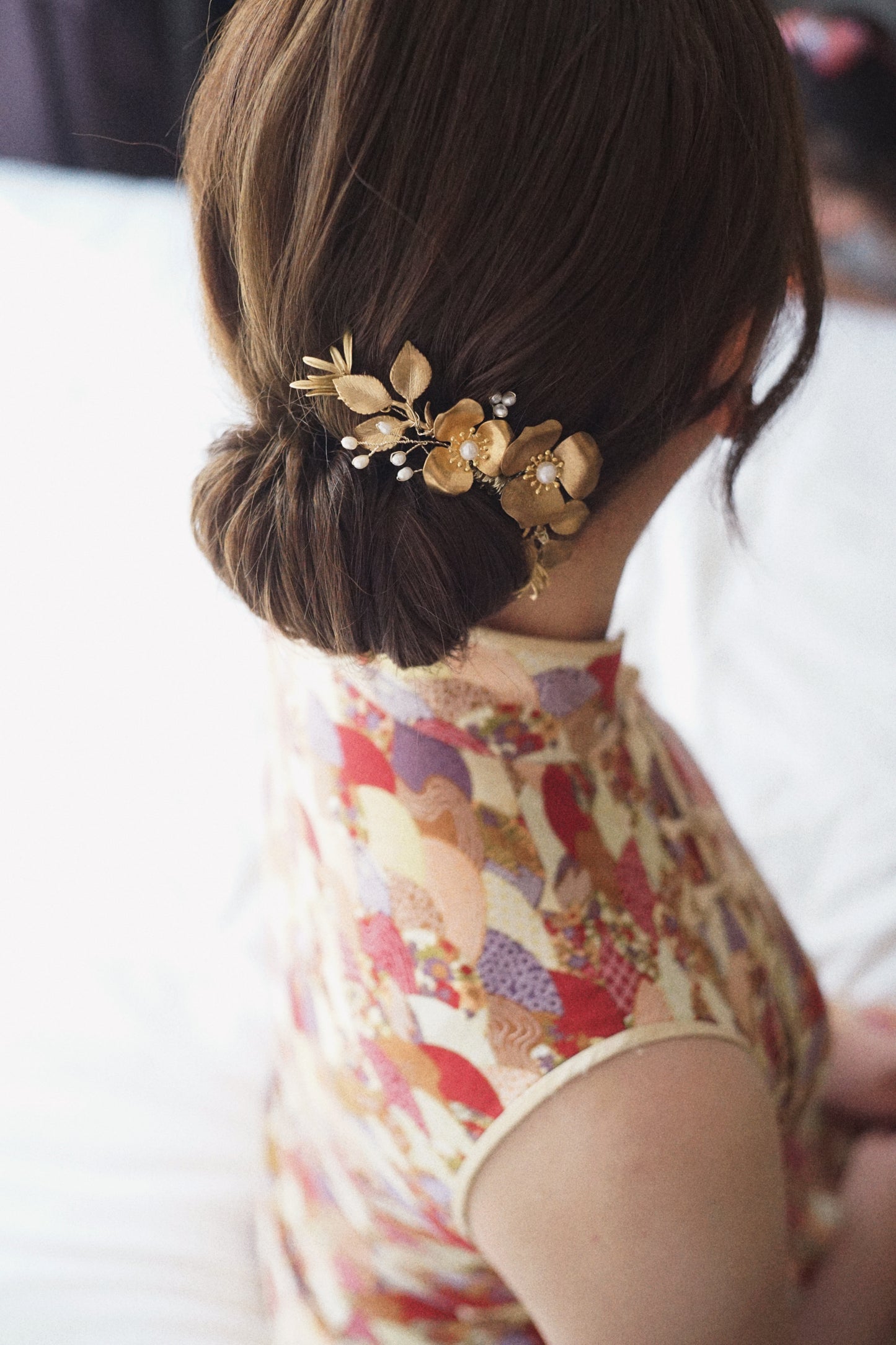 Traditional Gold Bridal Hair Accessory - 25505
