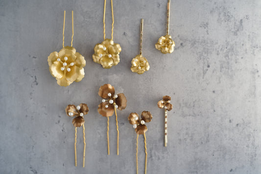 Traditional Gold Bridal Hair Accessory - 25507